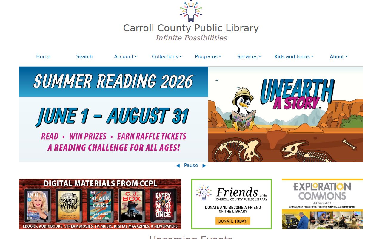 Eldersburg people search through Carroll County Public Library